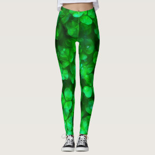 Leggings Lucky Celtic Irish Green Shamrock