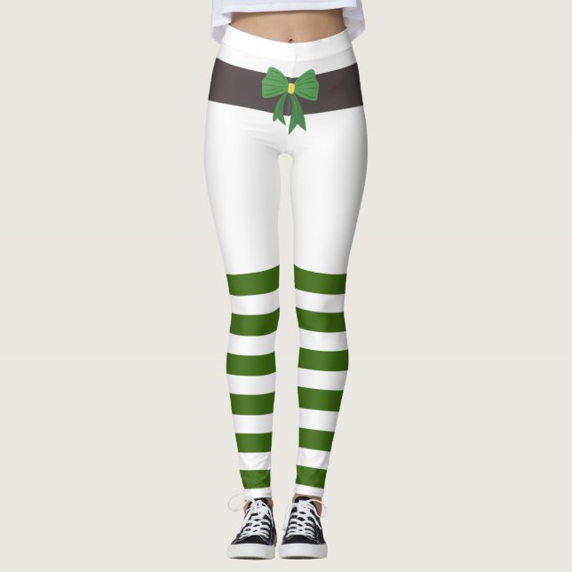 Leggings Lucky Green Leprechaun Socks St. Patrick's Day (Anverso)