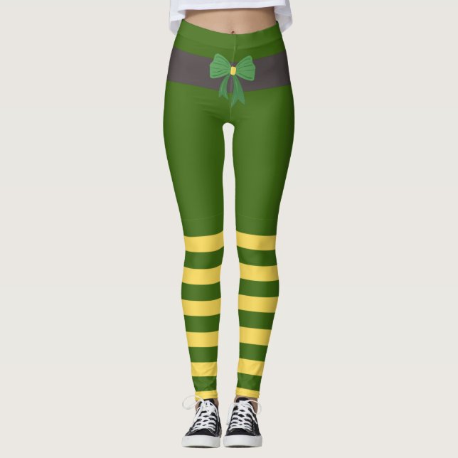 Leggings Lucky Green Leprechaun Socks St. Patrick's Day (Anverso)