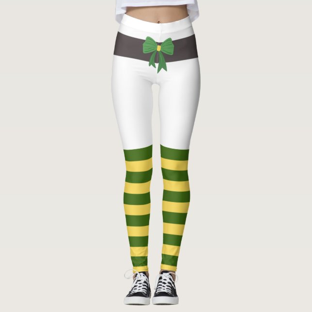 Leggings Lucky Green Leprechaun Socks St. Patrick's Day (Anverso)
