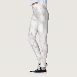 Leggings Lujo Faux Rosa-Gold Marble