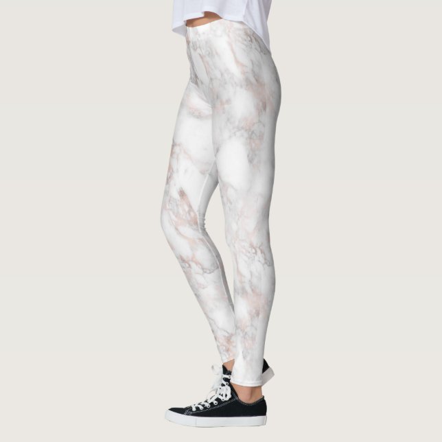 Leggings Lujo Faux Rosa-Gold Marble (Izquierda)