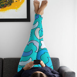 Leggings Luna Azul nublada