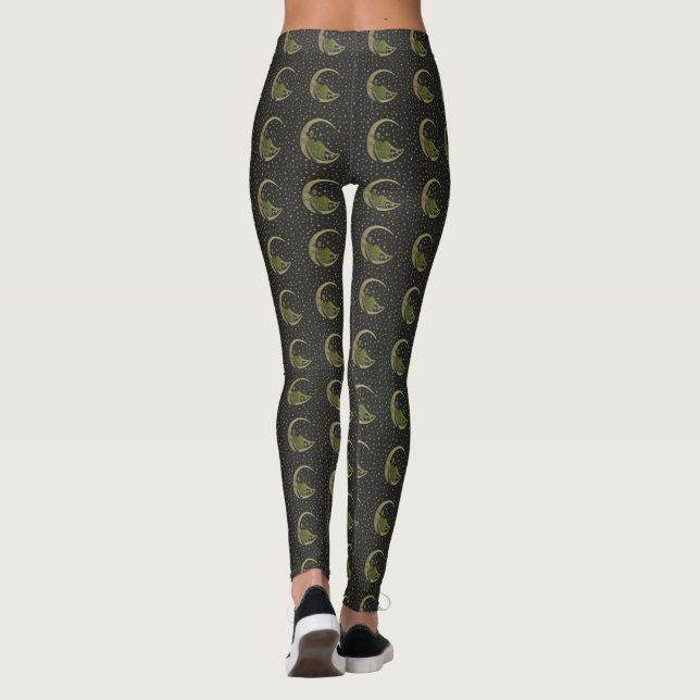 Leggings Luna de época - Piernas (Reverso)