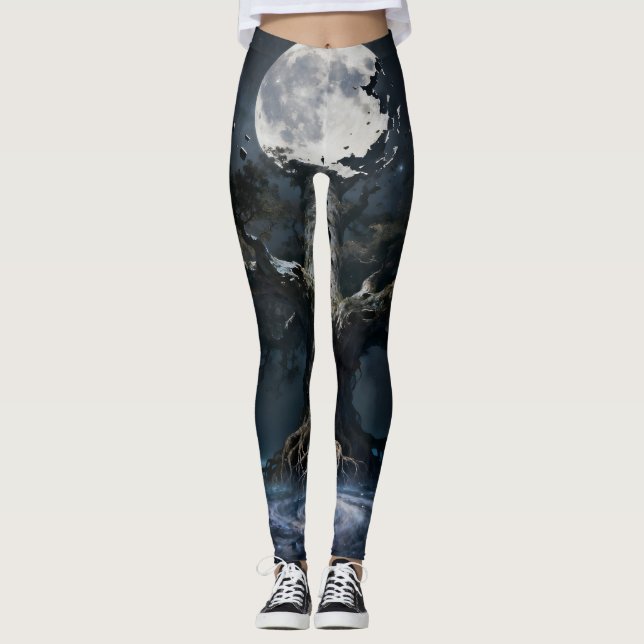 Leggings Lunar Odyssey: Adventure Under the Moon (Anverso)