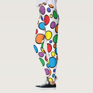 Leggings Lunares coloridos