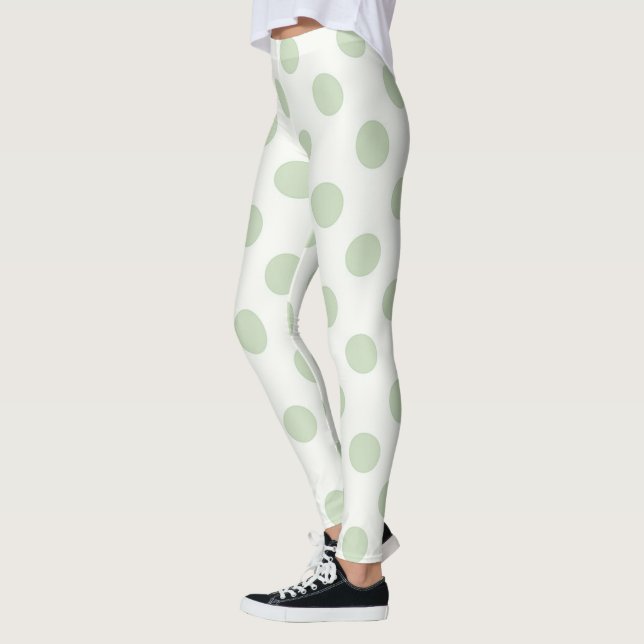 Leggings Lunares de aceituna (Izquierda)