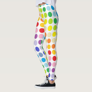 Leggings Lunares más amplios del arco iris del espectro