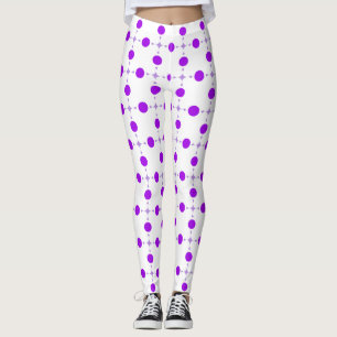 Leggings Lunares Morados, Patrón de Lunares, Lunares, Punte