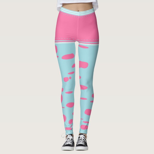 Leggings Lunares rosa (Anverso)