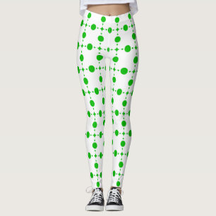 Leggings Lunares Verdes, Patrón de Lunares, Lunares, Puntea