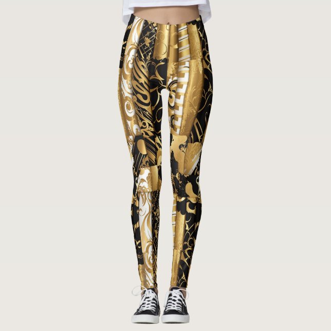 Leggings Luxury Gold Look (Anverso)