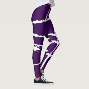 Leggings Luz Blanca Refinada Grunge Moderno Dirty Mesh