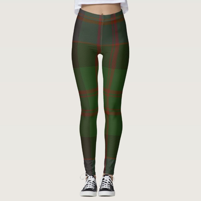 Leggings MacDonald Tartan Clan Plaid (Anverso)