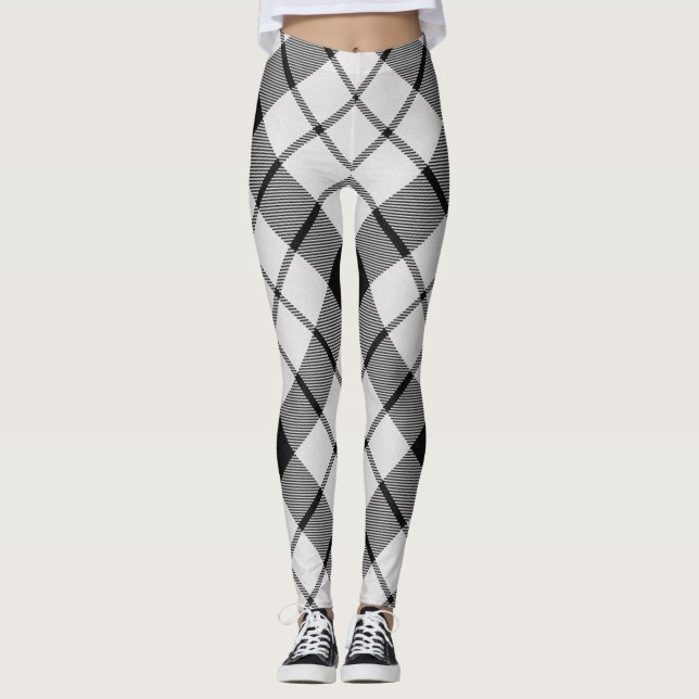 Leggings MacFarlane Plaid Tartan Scottish Clan Pattern (Anverso)