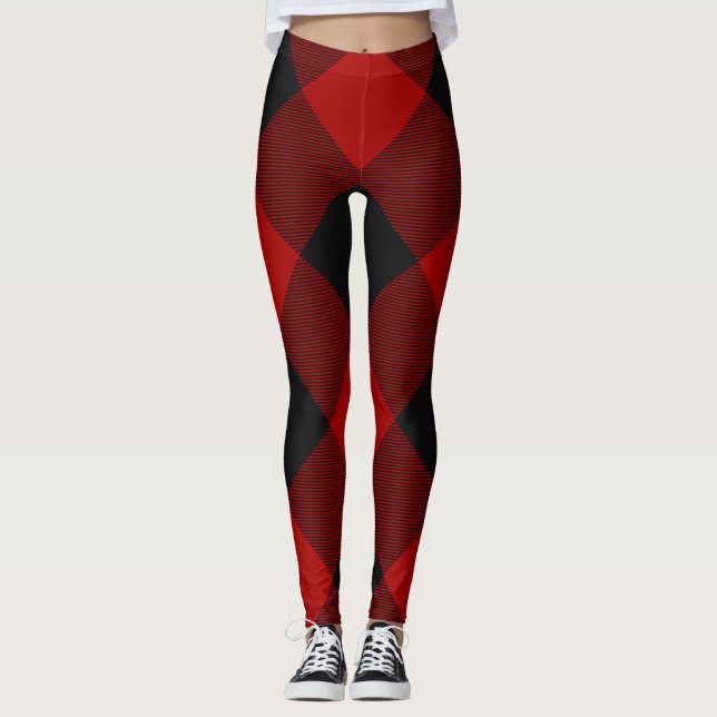 Leggings MacGregor | Rob Roy | Tartán Rojo Tapado en búfalo (Anverso)