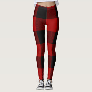 Leggings MacGregor Rob Roy Tartán Rojo Tapado en búfalo