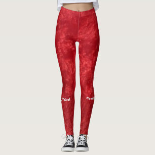 Leggings Machacamiento de polainas del terciopelo