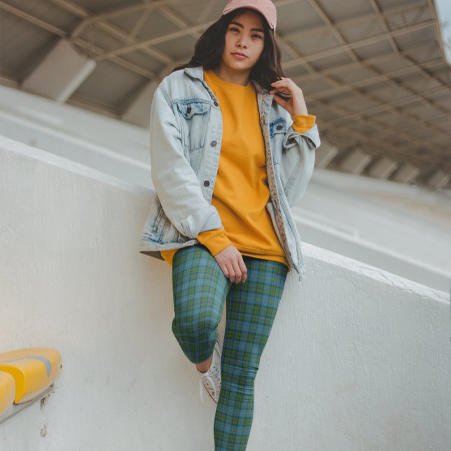Leggings MacLeod Tartan Blue Green (Subido por el creador)