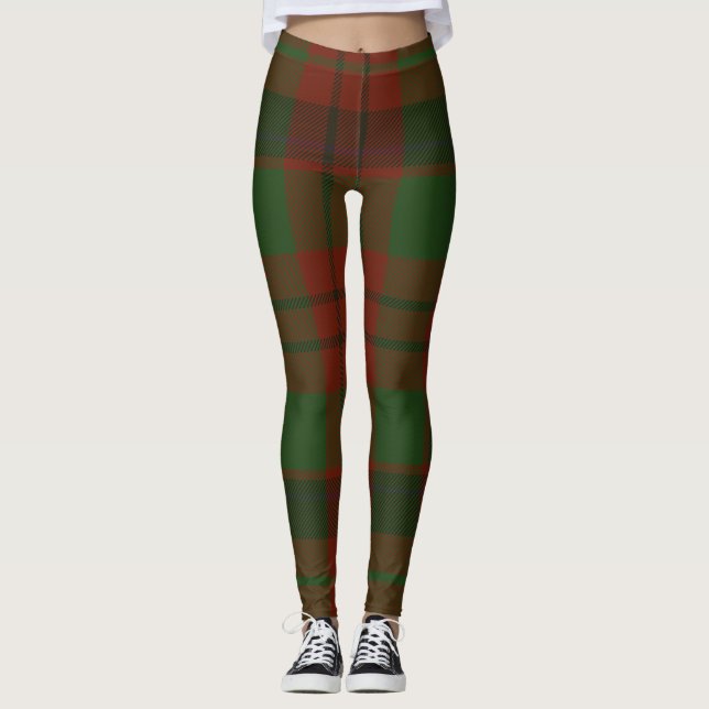 Leggings MacNicol Tartan Clan Plaid (Anverso)