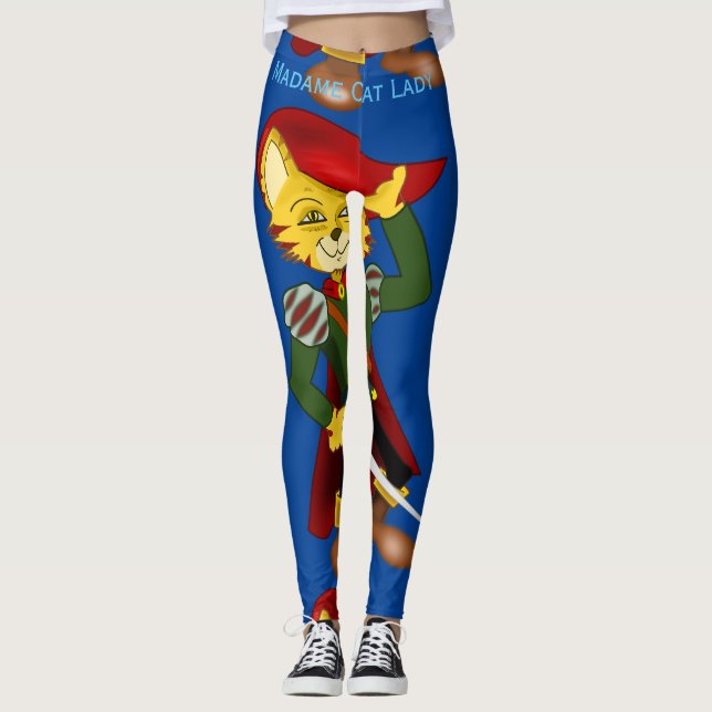 Leggings Madame Cat Lady 2024 para el presidente Thunder_Co (Anverso)