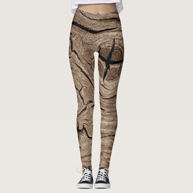Leggings madera vieja, vintage (Anverso)