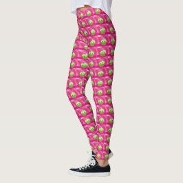 Leggings Magdalenas dulces rosadas y verdes