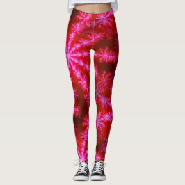 Leggings Magenta Psicodélico Psicodélico Mandelbrot Fractal