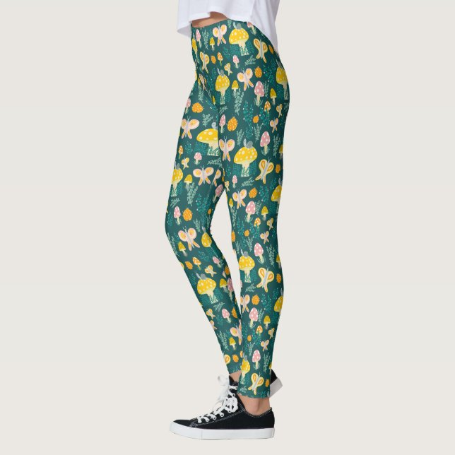 Leggings Magia Mushrooms Cute Butterflies Sniceps Ladybugs (Izquierda)
