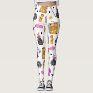 Leggings Mágico Halloween Acuarela Mágico Festivo Divertido
