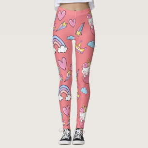 Leggings Magnífica fiesta de cumpleaños del patrón de Unico