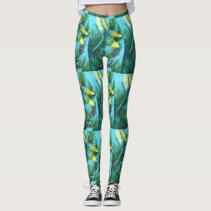 Leggings Magnífico árbol de pino de libélula