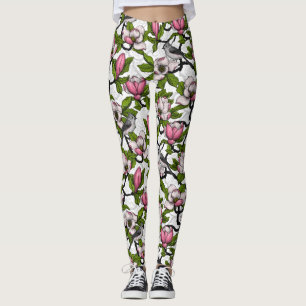 Leggings Magnolia floreciente