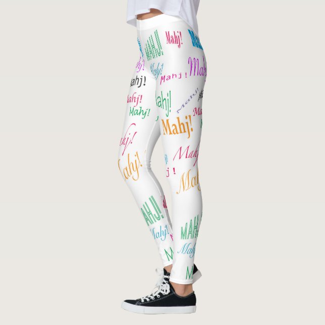 Leggings ¡Mah Jongg MAHJ! polainas (Izquierda)