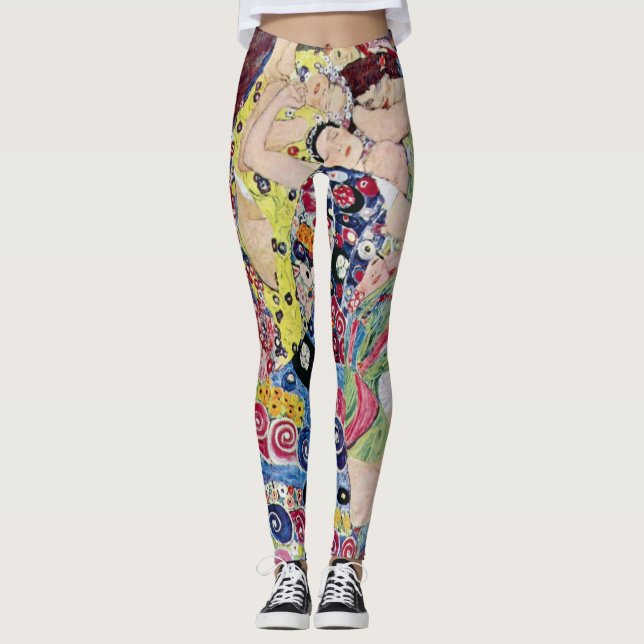 Leggings Maiden (Virgen), Gustav Klimt, Art Nouveau vintage (Anverso)