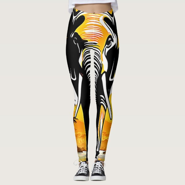 Leggings Majestic Elephant Sunset (Anverso)