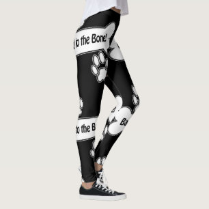 Leggings Mal Para El Hueso Con Hueso Y Pasta