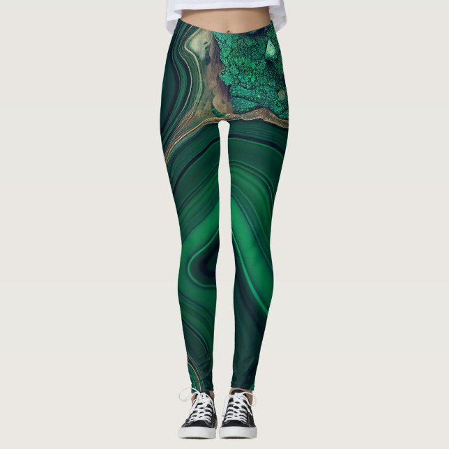 Leggings Malaquita Cu6CO3(OH)2 (Anverso)
