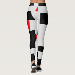Leggings Malas piernas horizontales negras