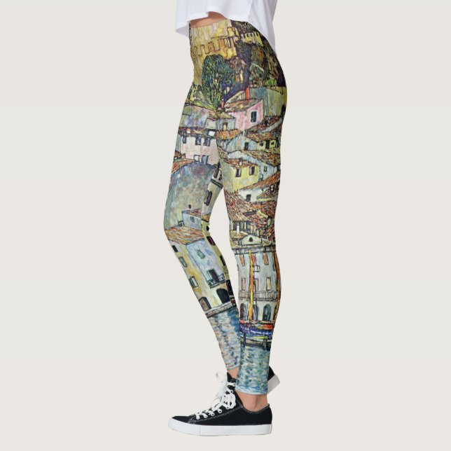 Leggings Malcesine en el lago Garda por Gustav Klimt (Izquierda)