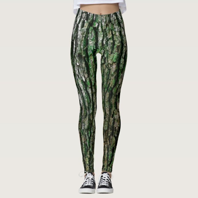 Leggings Maletero de árbol (corteza de madera) (Anverso)