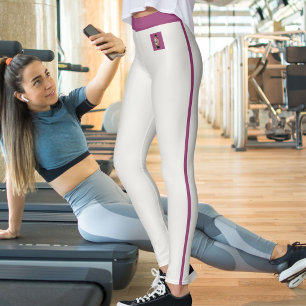 Leggings Mamá de gato personalizada amante de las mascotas 
