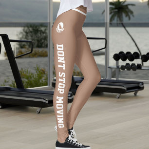 Leggings Mamá de mascota activa personalizada gato caramelo