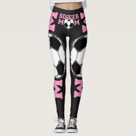 Leggings 'Mamá del FÚTBOL' en Rosa