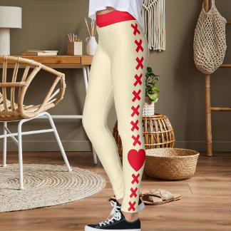 Leggings Mamá Gata Personalizada Blanca con Patrón de Rayas