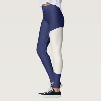 Leggings Mamá gato mascota azul marino texto personalizado