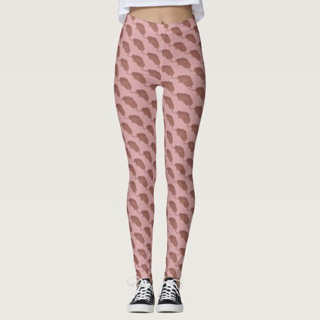 Leggings Mamáes de judías al horno de Boston Impresión de c (Anverso)