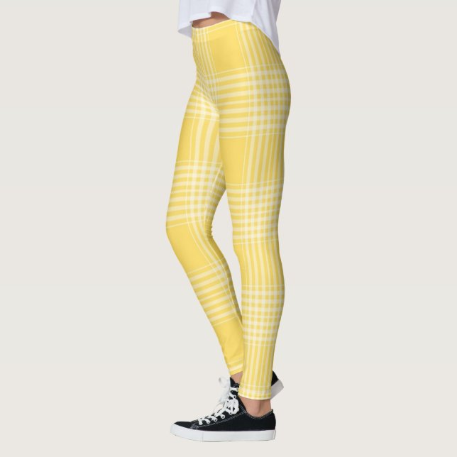 Leggings Manchas de las mujeres con mango amarillo (Izquierda)