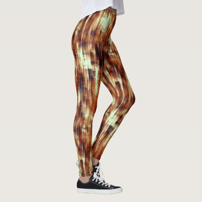 Leggings Manchas marrones o coralinas raspadas por encima d (Derecha)