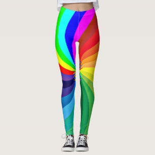 Leggings Mandala-46556 de color arcoiris
